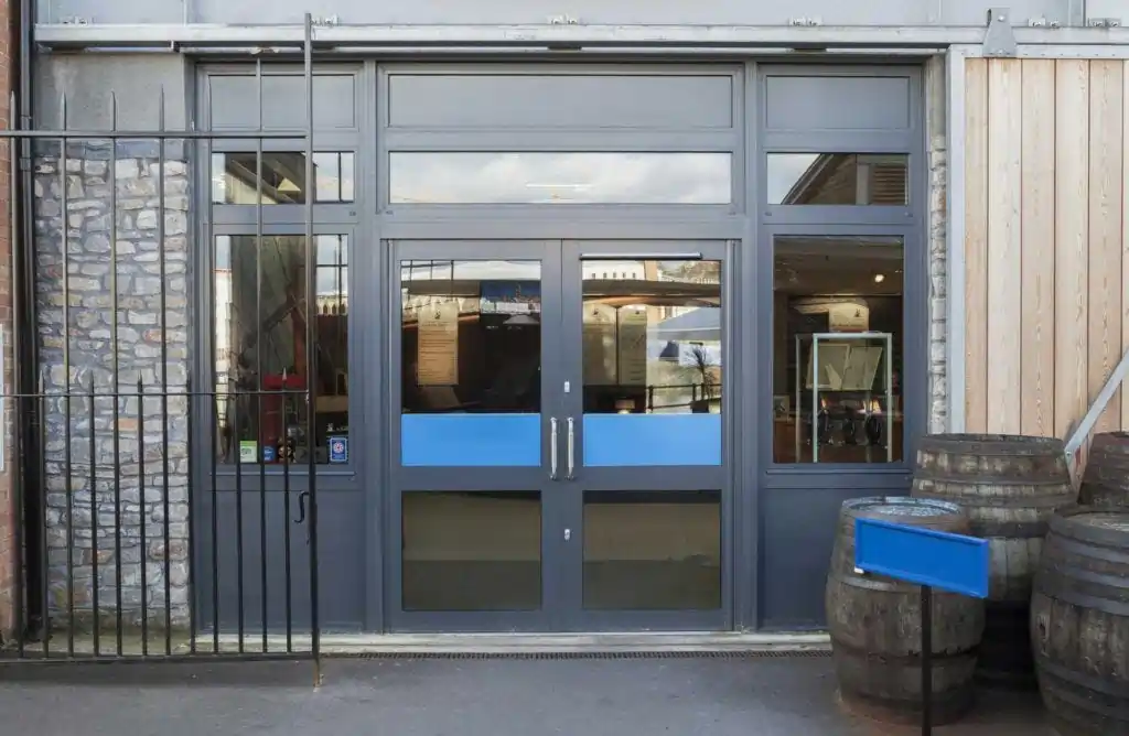 Aluminium Shop Front Doors and shutters