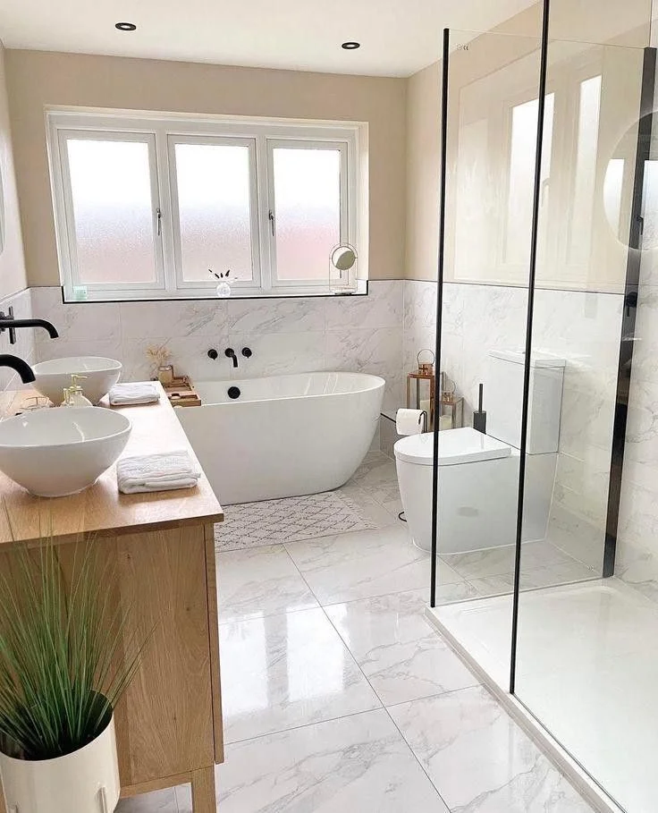 Semi frameless Bi fold Shower Doors