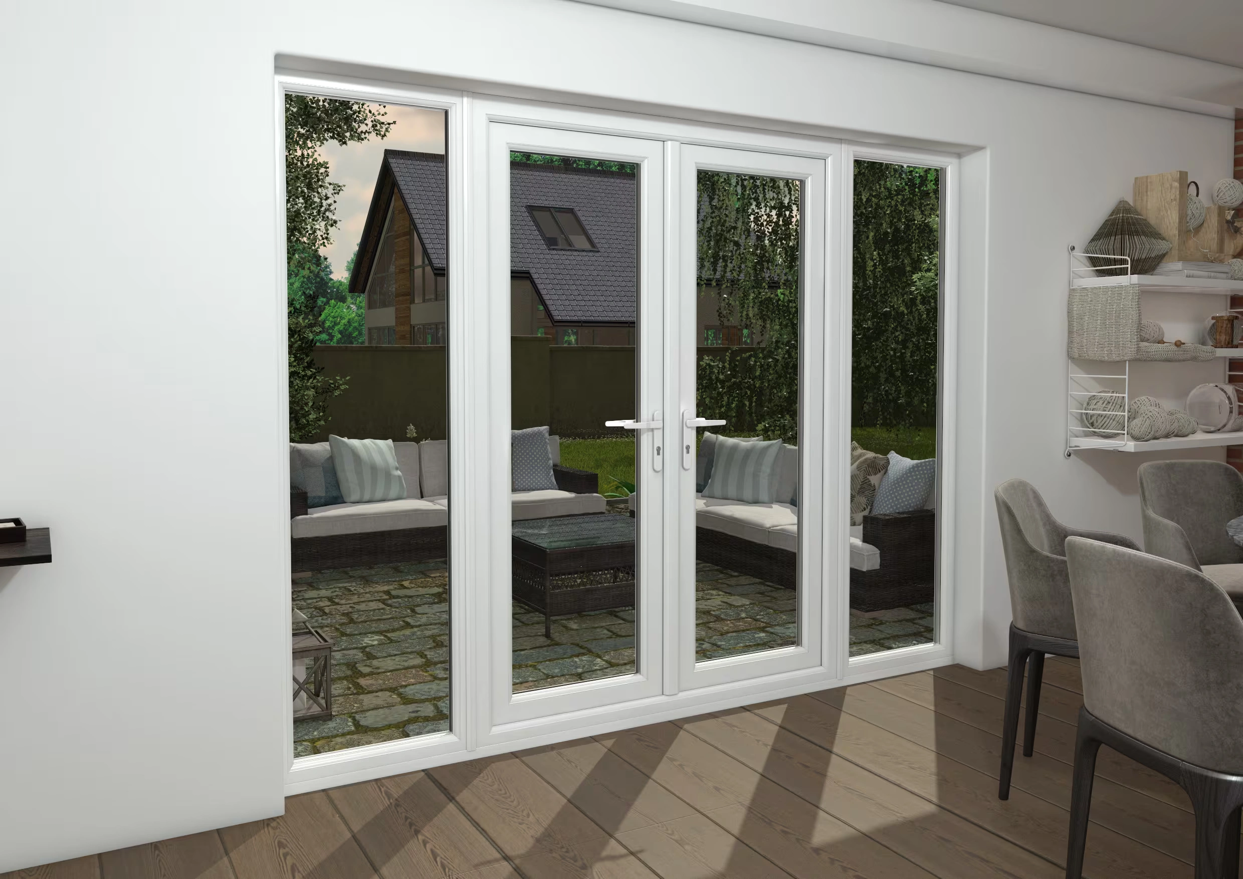 UPVC GLASS DOOR 