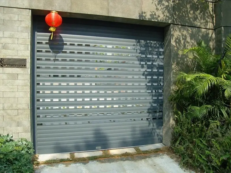 punched roller shutters